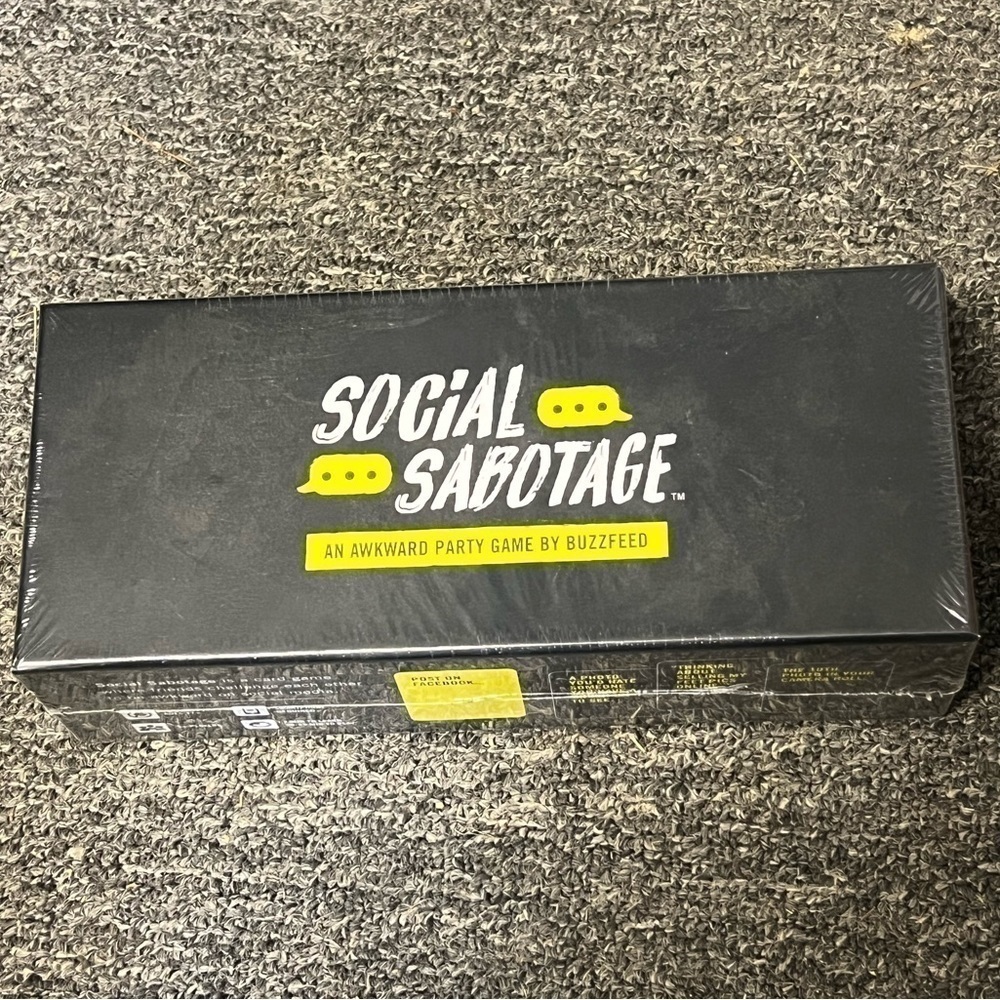 Social Sabotage Sealed Buzzfeed Game